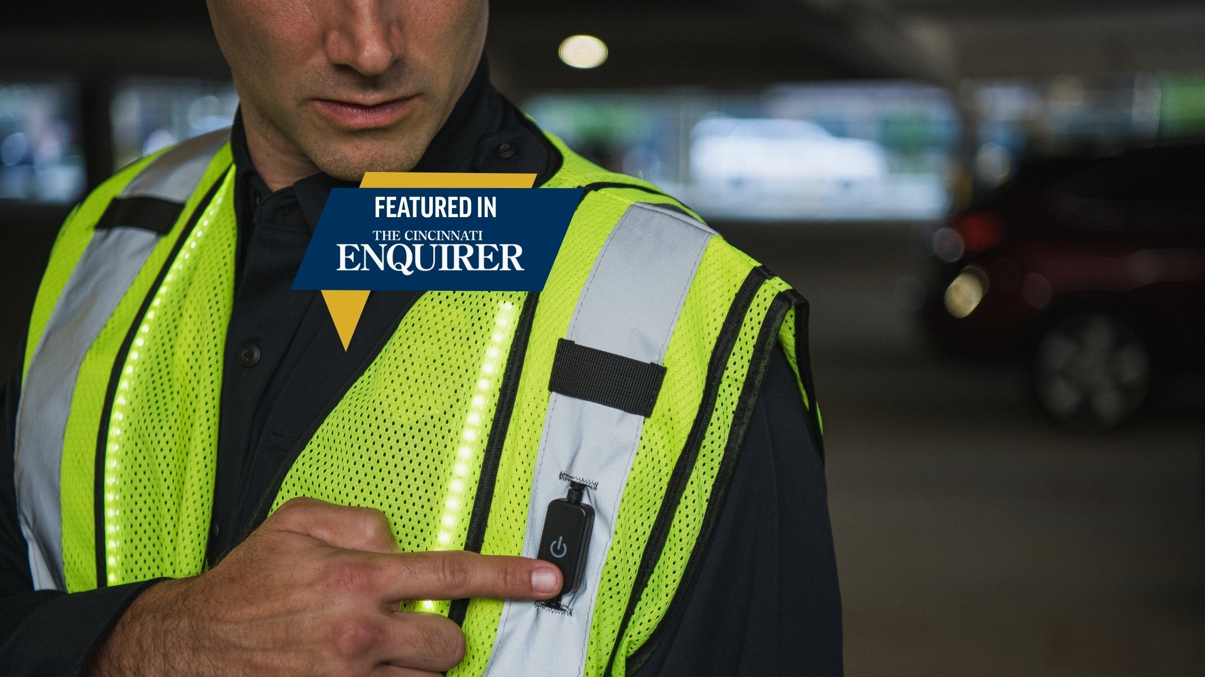 Cincinnati.com - The New Lit Safety Vest Making a Difference