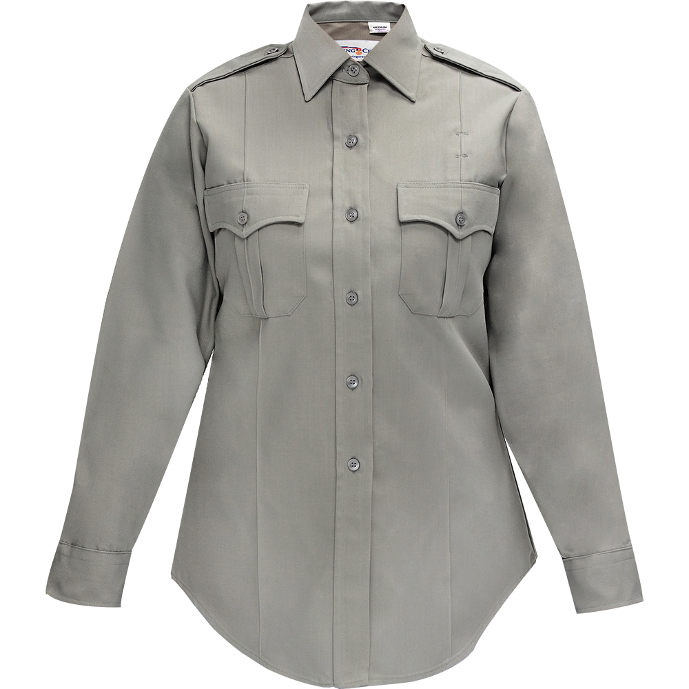 DURO POPLIN 65% POLY/35% COTTON WOMEN'S LONG SLEEVE SHIRT