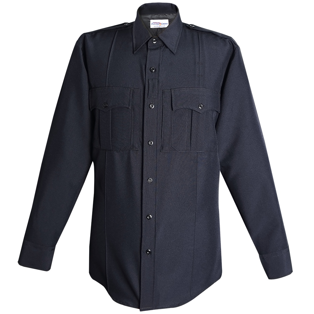 POWER STRETCH COMMAND 100% POLY WOMEN'S LS SHIRT W/ZIP