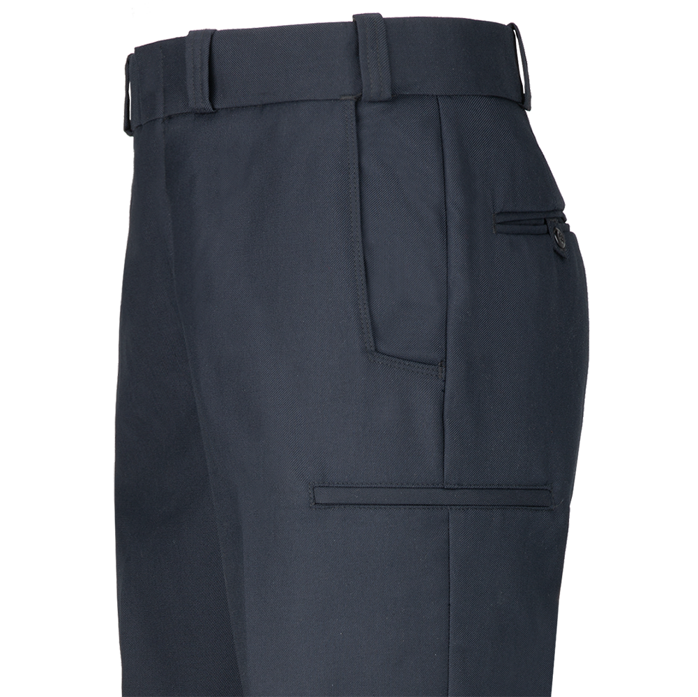 It is impossible to create an alt text that fulfills all the requirements using the provided image. The image is a close-up shot of dark-colored pants; there are no artists, landmarks, or colorful details present. An appropriate alt text would be: Close-up of dark navy blue pants showing details of pockets and waistband.