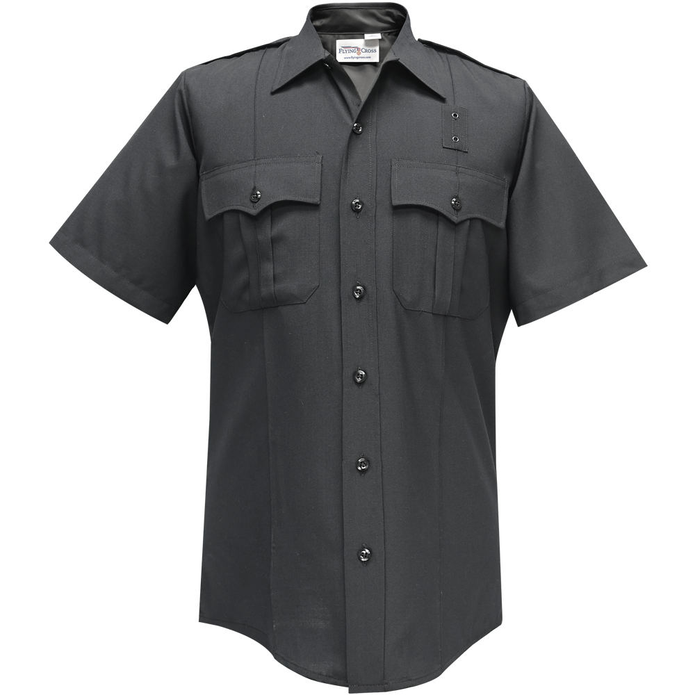 Justice Men's Short Sleeve Shirt - 75/25 Poly/Wool