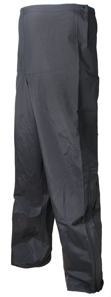 BLACK/YELLOW REV. RAINPANT W/LEG ZIPPERS BLACK