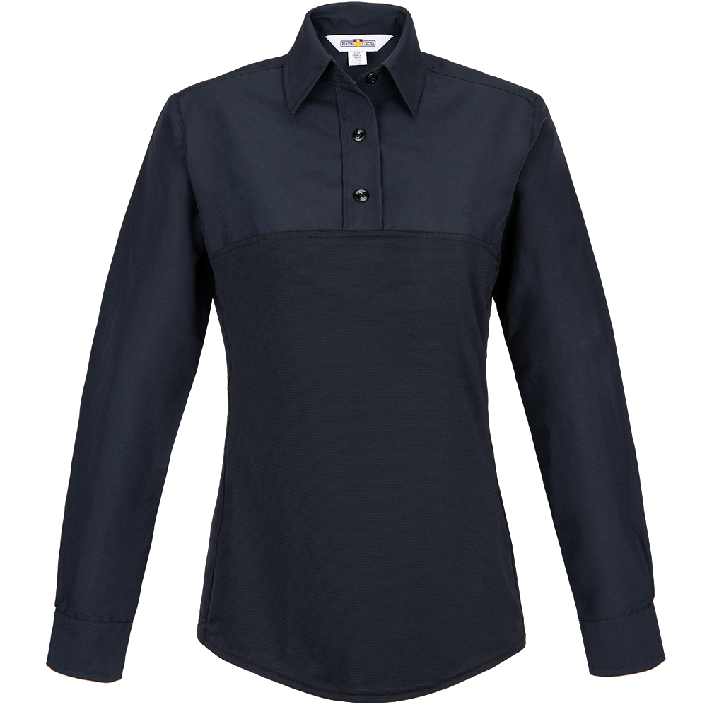 FX Flex Women's Long Sleeve Hybrid Shirt | Stretch Uniforms
