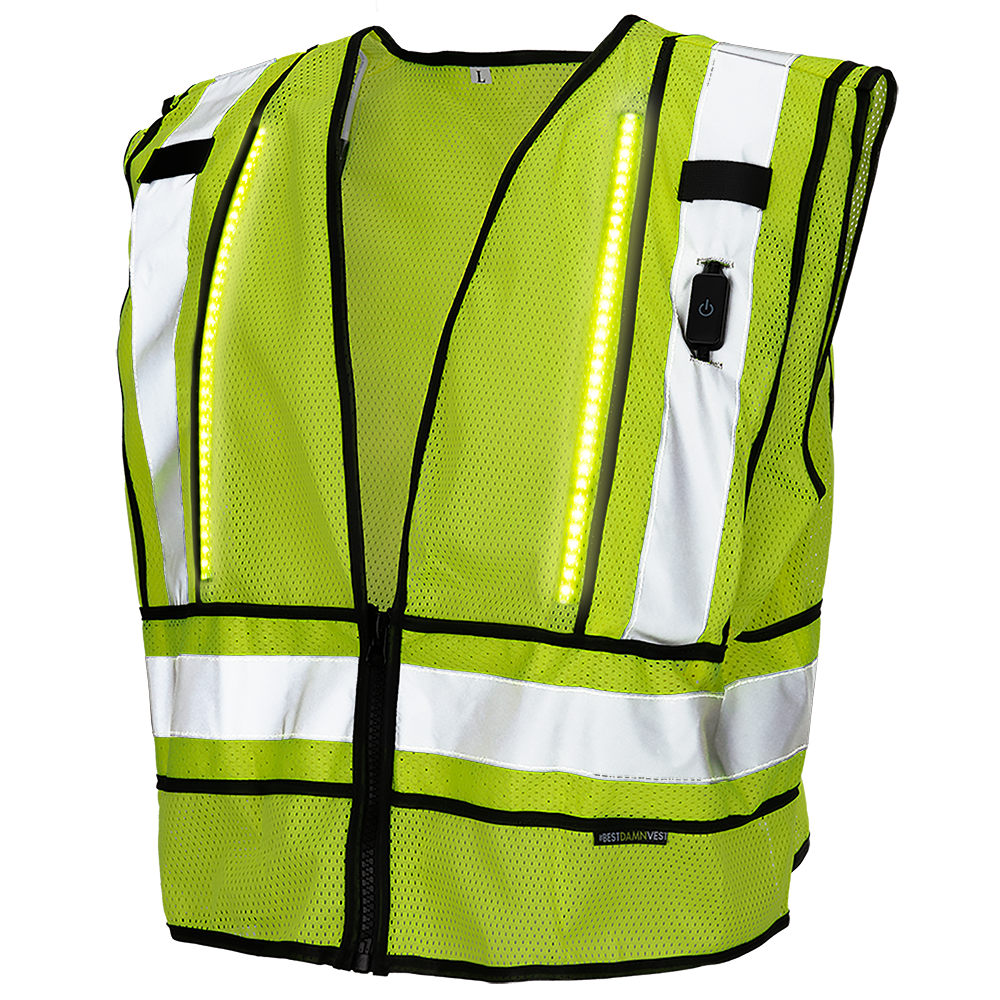 Safety Vest Hi Vis Shops Near Me Lit Safety Vest Flying Cross