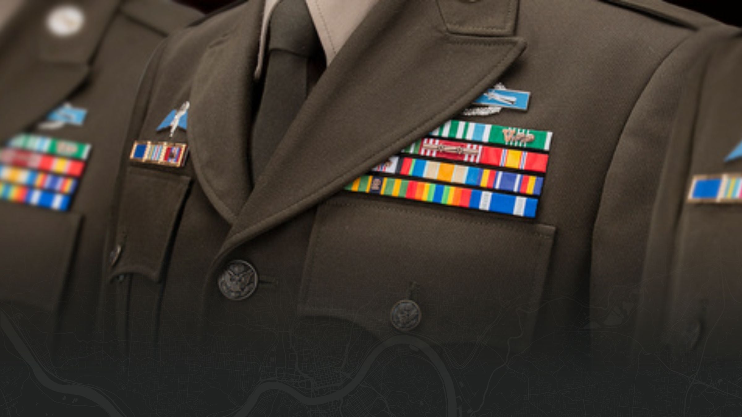 ARMY GREEN SERVICE UNIFORMS