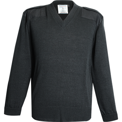 Jersey Knit 70% Acrylic/30% Wool V-Neck Sweater