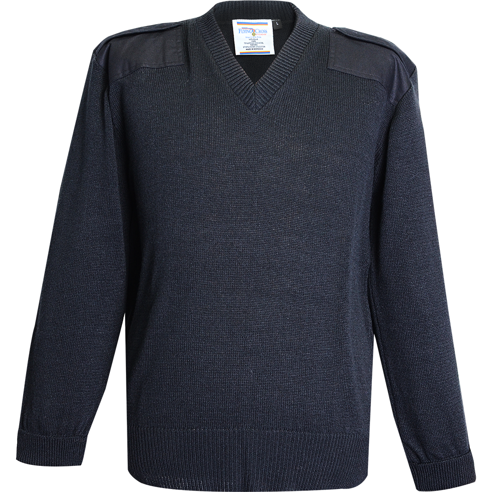 Jersey Knit 70% Acrylic/30% Wool V-Neck Sweater