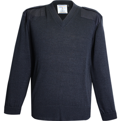 Jersey Knit 70% Acrylic/30% Wool V-Neck Sweater