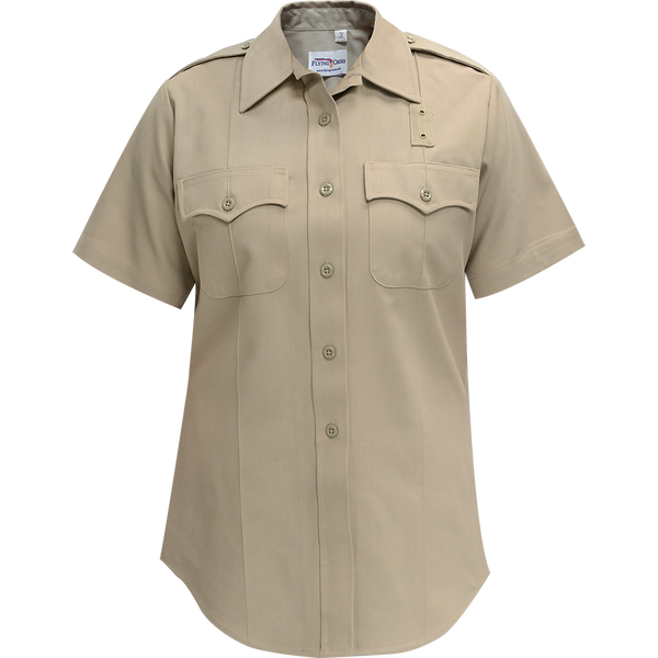 Deluxe Tropical Silver Tan Women Short Sleeve | Flying Cross