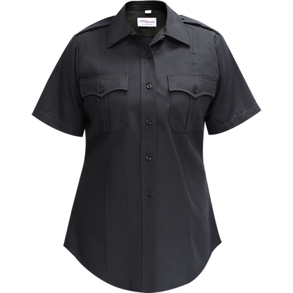 DURO POPLIN 65 POLY/35 COTTON WOMEN'S SHORT SLEEVE SHIRT