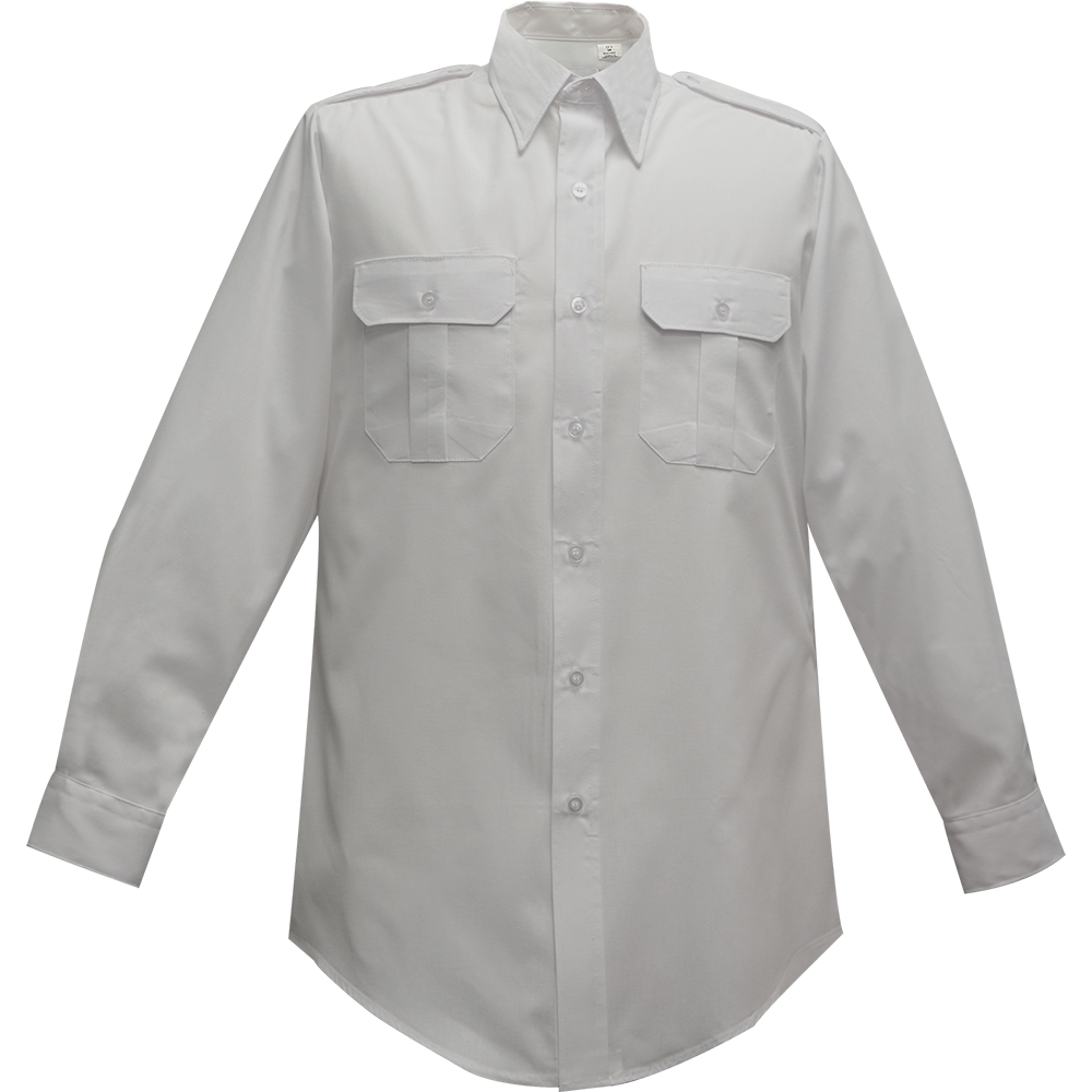DURO POPLIN 65% POLY/35% COTTON MENS LONG SLEEVE SHIRT- F1 28A54