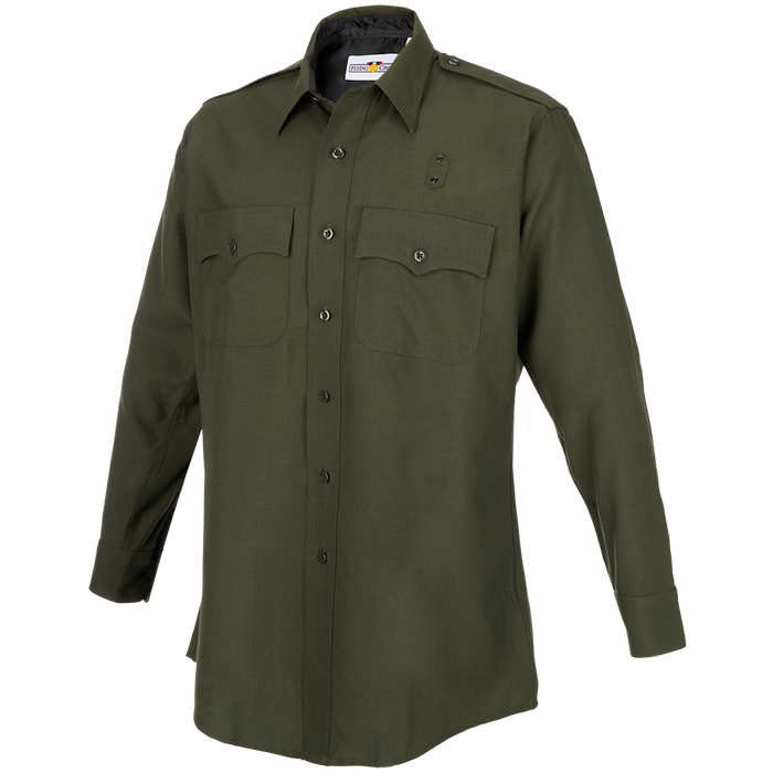 Lasd Merch LASD DEPUTY SHERIFF CLASS A 55P/45W LS MALE SHIRT – Flying Cross