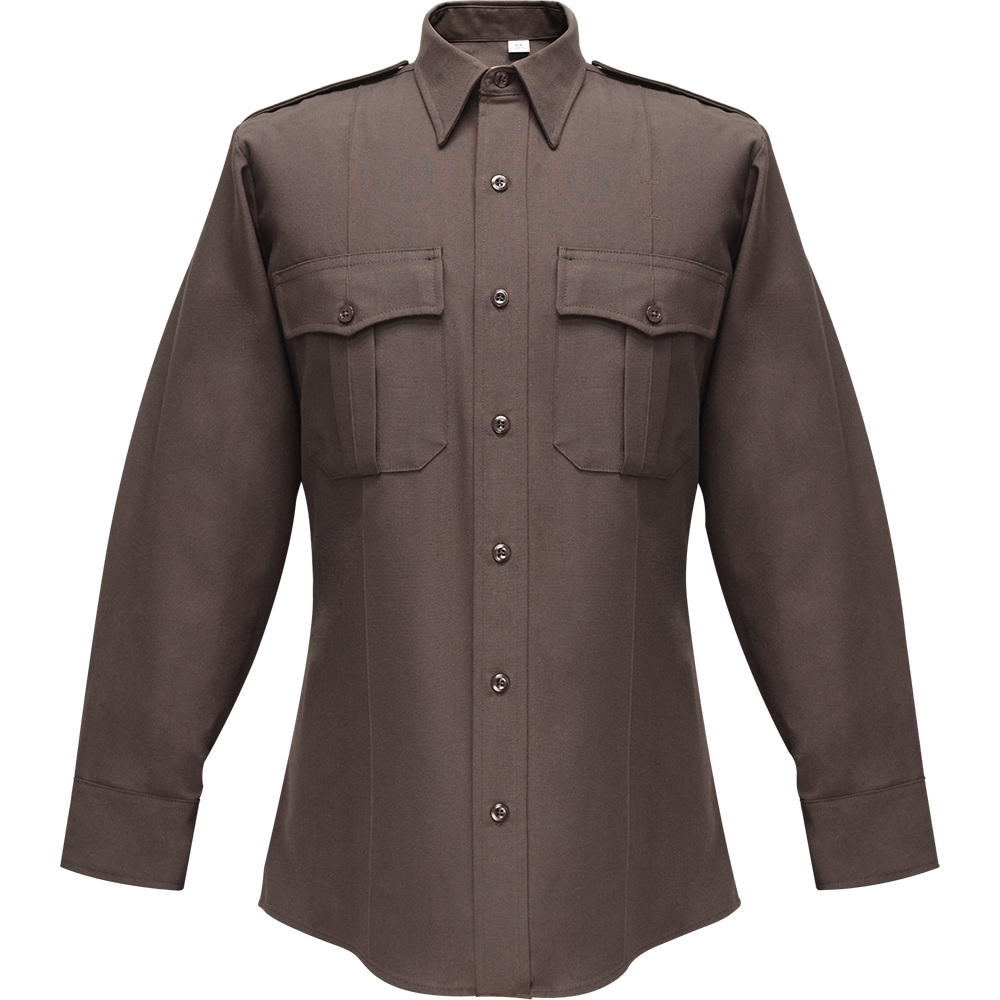 COMMAND 100% POLYESTER MEN'S LONG SLEEVE SHIRT W/ZIPPER