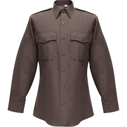 COMMAND 100% POLYESTER MEN'S LONG SLEEVE SHIRT W/ZIPPER