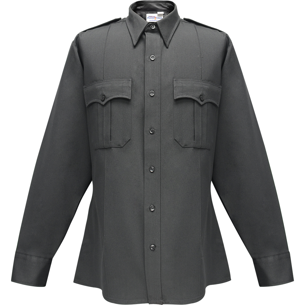 COMMAND 100% POLYESTER MEN'S LONG SLEEVE SHIRT W/ZIPPER