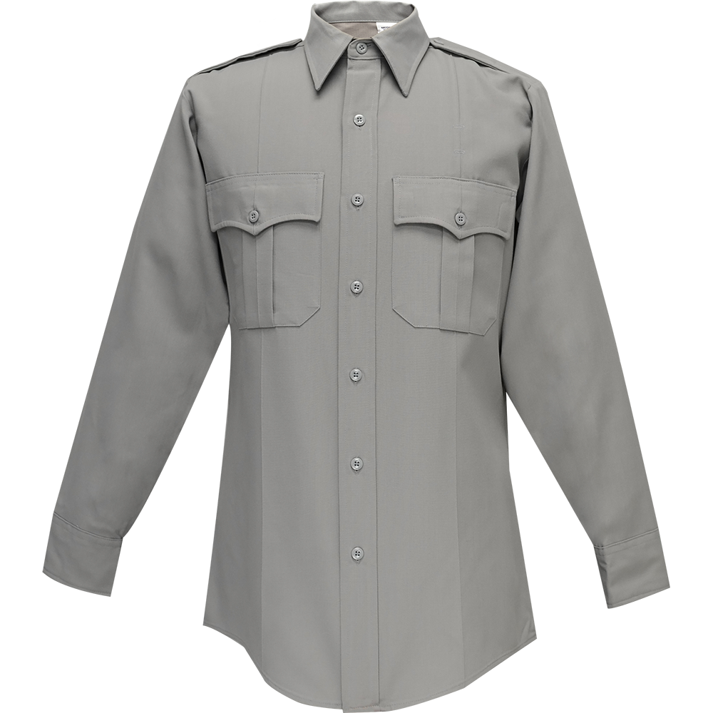 Deluxe Tropical Men's Long Sleeve Shirt - 65% Polyester/35% Rayon