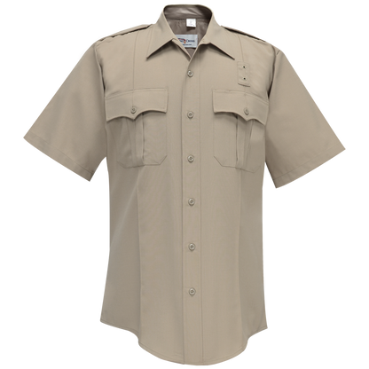 Justice Men's Short Sleeve Shirt - 75/25 Poly/Wool