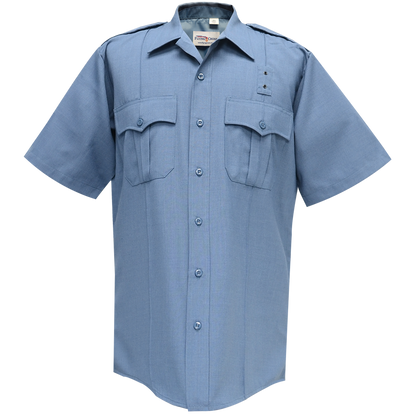 Justice Men's Short Sleeve Shirt - 75/25 Poly/Wool