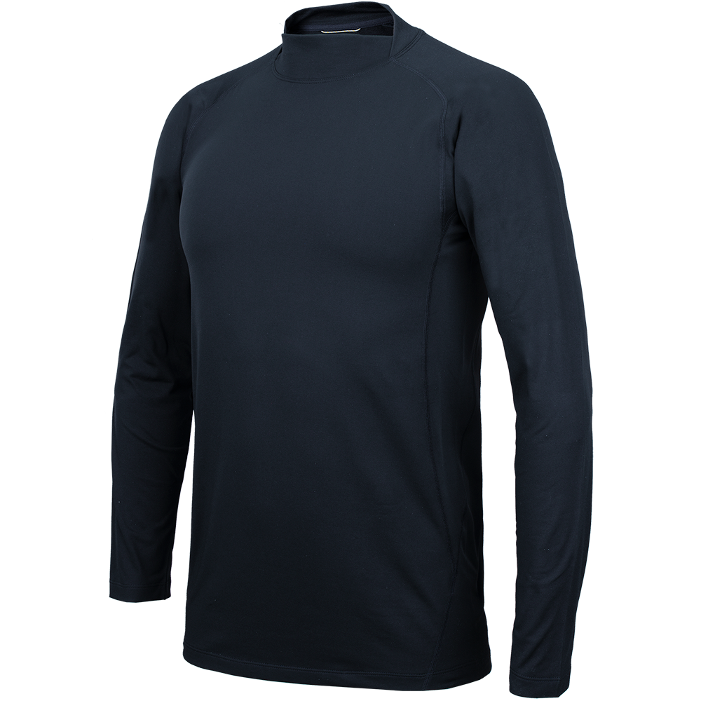 Pro Fit Split Mock Neck Long Sleeve Base Layer Shirt