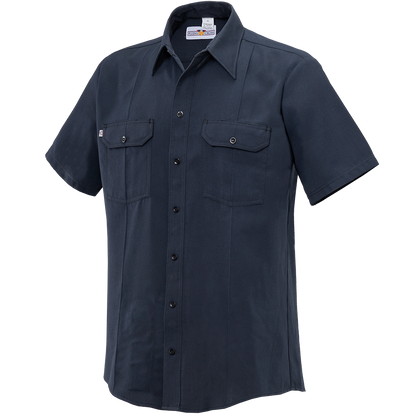 Men's Button-Front Cross FR Woven Shirt, LAPD Navy - 2X-Large Men's Button-Front Cross FR Woven Shirt, LAPD Navy - 2X-Large