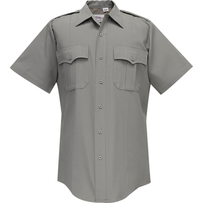 men's polyester short sleeve dress shirts KEY Apparel Work Horse Short Sleeve Work Shirt | Iron
