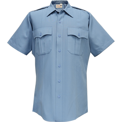 DELUXE TROPICAL 65% POLY/35% RAYON MEN'S SHORT SLEEVE SHIRT