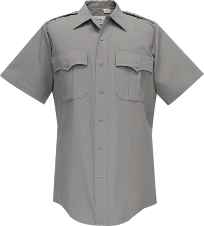 DELUXE TROPICAL 65% POLY/35% RAYON MEN'S SHORT SLEEVE SHIRT