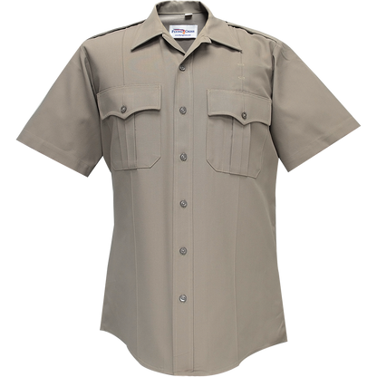 DELUXE TROPICAL 65% POLY/35% RAYON MEN'S SHORT SLEEVE SHIRT