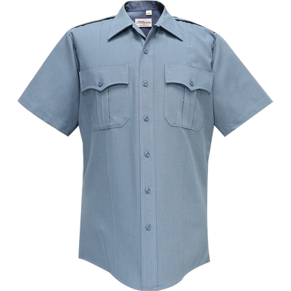 DELUXE TROPICAL 65% POLY/35% RAYON MEN'S SHORT SLEEVE SHIRT