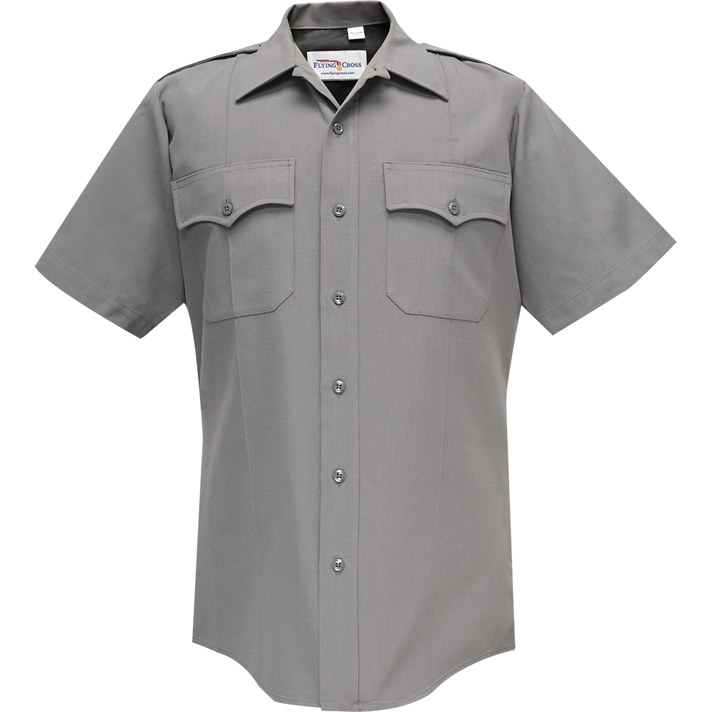 DELUXE TROPICAL 65% POLY/35% RAYON MEN'S SHORT SLEEVE SHIRT