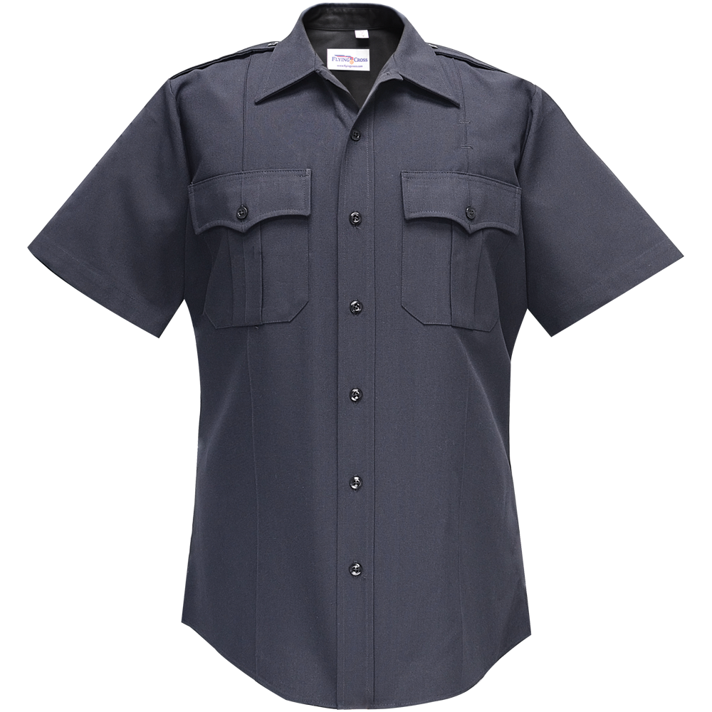 DELUXE TROPICAL 65% POLY/35% RAYON MEN'S SHORT SLEEVE SHIRT