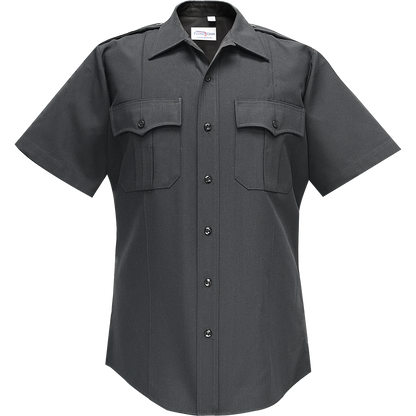 DELUXE TROPICAL 65% POLY/35% RAYON MEN'S SHORT SLEEVE SHIRT