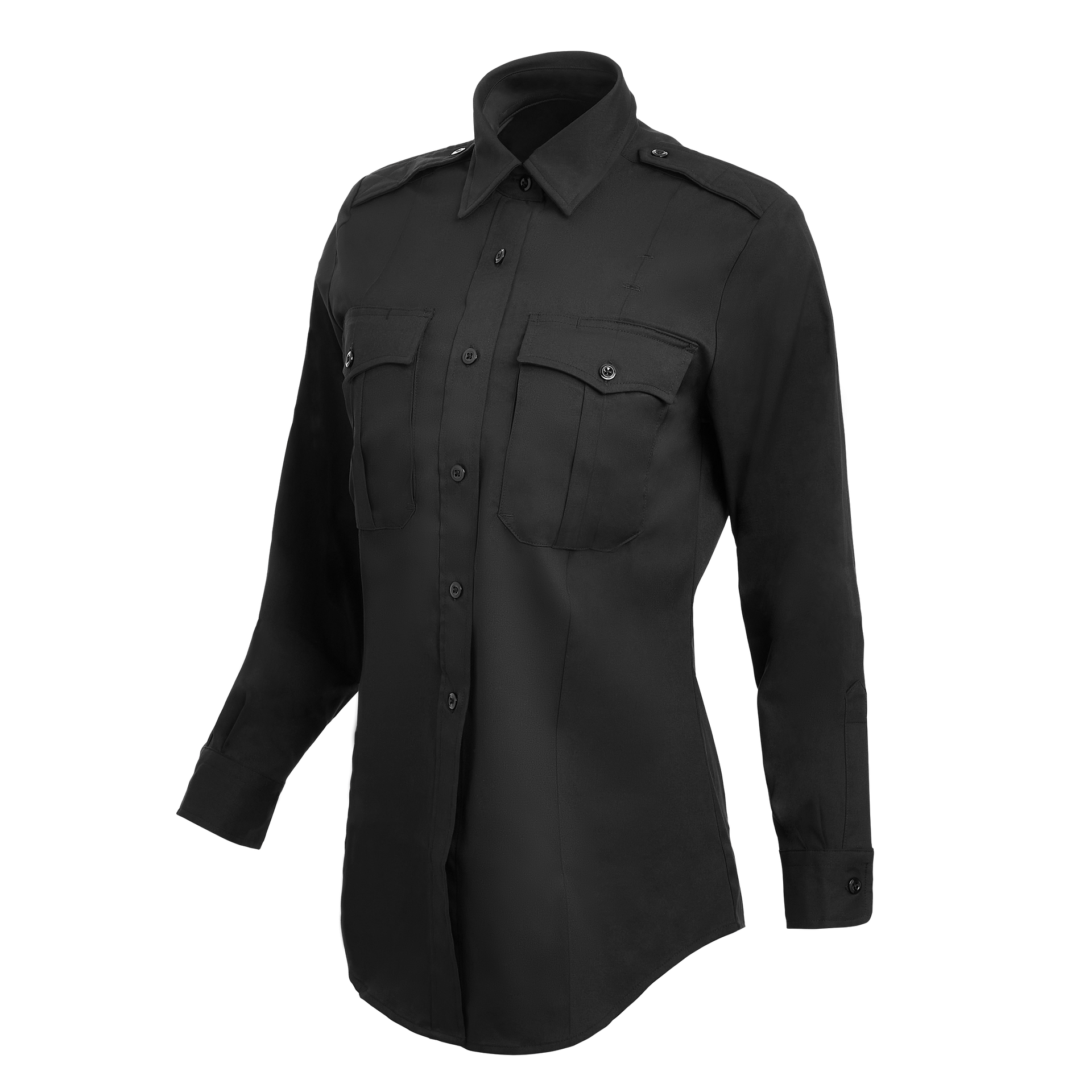 トップス Super120 FOLDED COLLAR LONG SLEEVE CS1020W_10_3Qtr.png?v=