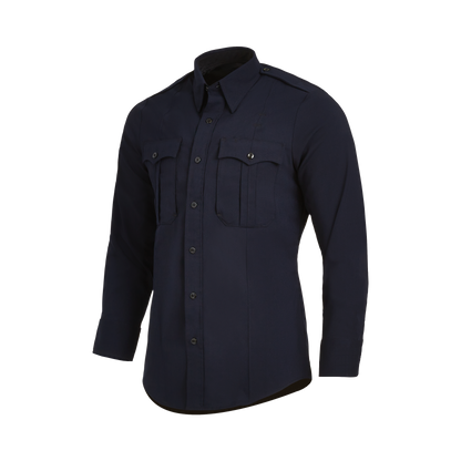 Flying Cross Men's Prime Flex Long Sleeve Uniform Shirt (Black / 17 in.) | Curtis Blue Line Flying Cross Men's Prime Flex Long Sleeve Uniform Shirt (Black / 17 in.) | Curtis Blue Line
