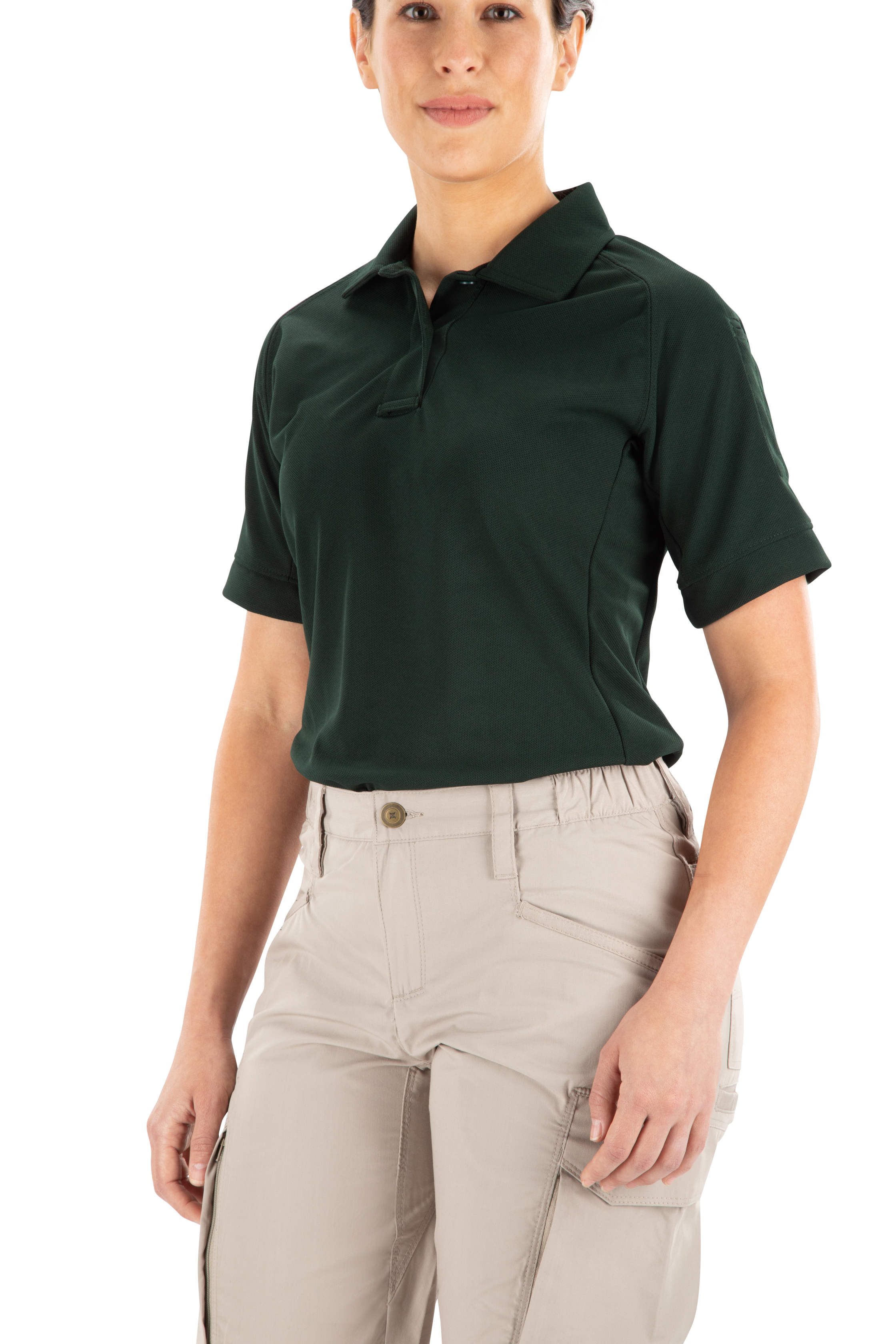 Women's Heatshield® Short Sleeve Polo (Coldblack®)