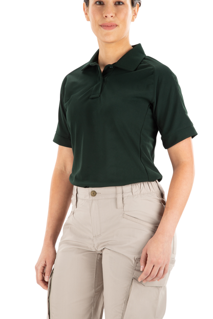 Women's Heatshield® Short Sleeve Polo (Coldblack®)
