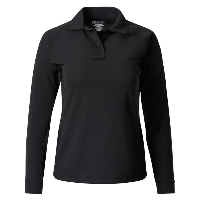 Women's HeatShield® Long Sleeve Polo (Coldblack®)