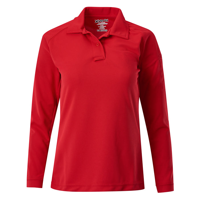 Women's HeatShield® Long Sleeve Polo (Coldblack®)