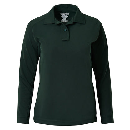 Women's HeatShield® Long Sleeve Polo (Coldblack®)