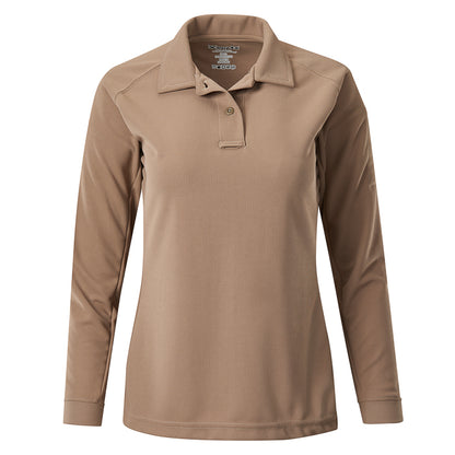 Women's HeatShield® Long Sleeve Polo (Coldblack®)