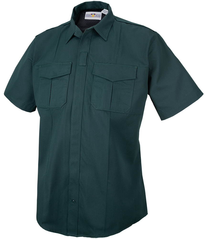 Cross FX Men's Short Sleeve Spruce Green Shirt