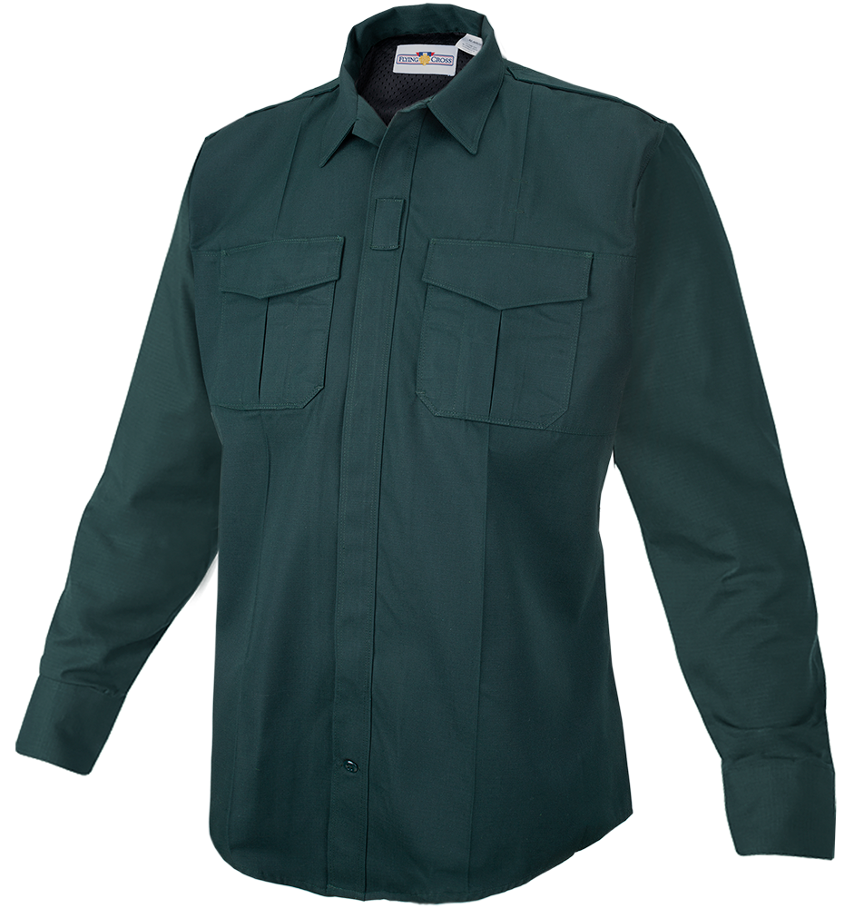 Cross FX Men's Long Sleeve Spruce Green Shirt