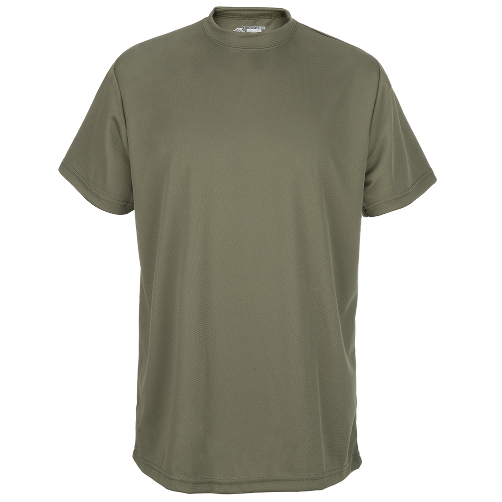 Loose Fit 100 Poly Shirt - Olive