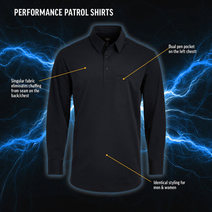 Power Flex Women's Performance Long Sleeve Patrol Shirt