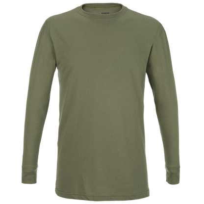 Duke L/S 50/50 T-Shirt - Olive Green