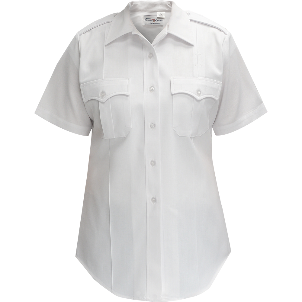 URBAN DEFENDER 100% POLYESTER WOMENS SHORT SLEEVE SHIRT